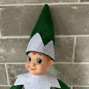 Green Elf Doll, Christmas Cadets Posable Holiday Elves